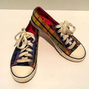 Rocket Dog plaid lace up sneakers